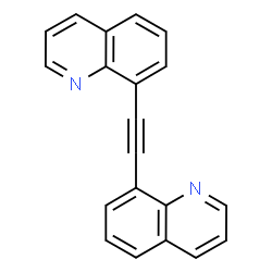 ChemSpider 2D Image | 8,8'-(1,2-Ethynediyl)diquinoline | C20H12N2
