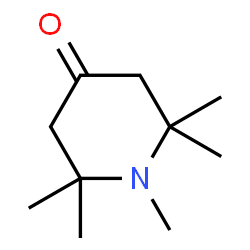 ChemSpider 2D Image | 1,2,2,6,6-Pentamethyl-4-piperidone | C10H19NO