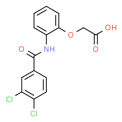 ChemSpider 2D Image | clamidoxic acid | C15H11Cl2NO4