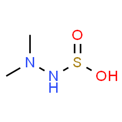ChemSpider 2D Image | 2,2-Dimethylhydrazinesulfinic acid | C2H8N2O2S