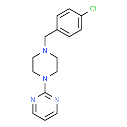 ChemSpider 2D Image | 2-[4-(4-Chlorobenzyl)-1-piperazinyl]pyrimidine | C15H17ClN4