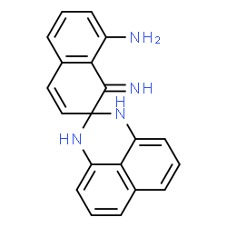 ChemSpider 2D Image | 1-Imino-1H,1'H,3'H-spiro[naphthalene-2,2'-perimidin]-8-amine | C20H16N4