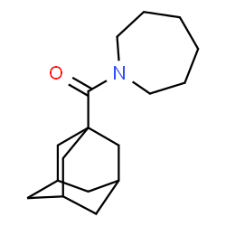 ChemSpider 2D Image | Adamantan-1-yl(1-azepanyl)methanone | C17H27NO