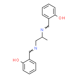 ChemSpider 2D Image | 2,2'-[1,2-Propanediylbis(nitrilomethylylidene)]diphenol | C17H18N2O2