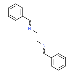 ChemSpider 2D Image | N,N'-Dibenzylideneethane-1,2-diamine | C16H16N2