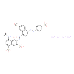 ChemSpider 2D Image | Brilliant Black BN | C28H17N5Na4O14S4