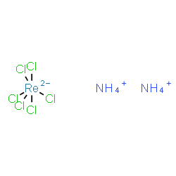 ChemSpider 2D Image | Diammonium hexachlororhenate(2-) | H8Cl6N2Re