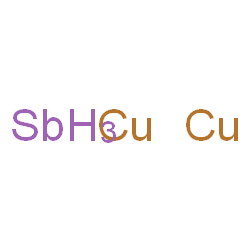 ChemSpider 2D Image | copper; stibane | Cu2Sb