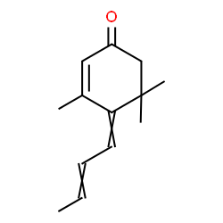 ChemSpider 2D Image | Megastigmatrienone | C13H18O