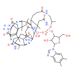 ChemSpider 2D Image | CSID:21160115 | C62H89CoN13O15P