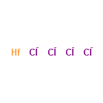 InChI=1/4ClH.Hf/h4*1H;/p-4
