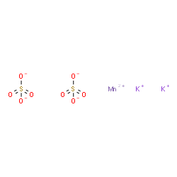 ChemSpider 2D Image | Manganese(2+) potassium sulfate (1:2:2) | K2MnO8S2