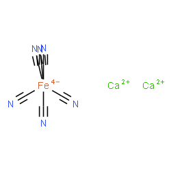 ChemSpider 2D Image | Dicalcium hexakis(cyano-kappaC)ferrate(4-) | C6Ca2FeN6