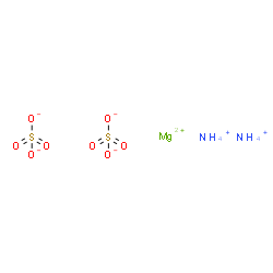 ChemSpider 2D Image | Ammonium magnesium sulfate (2:1:2) | H8MgN2O8S2