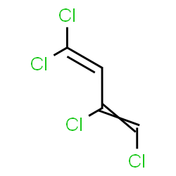 ChemSpider 2D Image | 1,1,3,4-Tetrachloro-1,3-butadiene | C4H2Cl4