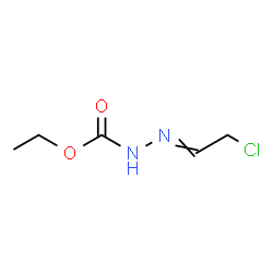ChemSpider 2D Image | Ethyl 2-(2-chloroethylidene)hydrazinecarboxylate | C5H9ClN2O2