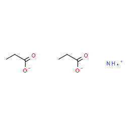 ChemSpider 2D Image | Propanoate, ammonium salt (2:1) | C6H14NO4