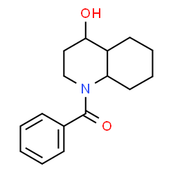ChemSpider 2D Image | (4-Hydroxyoctahydro-1(2H)-quinolinyl)(phenyl)methanone | C16H21NO2