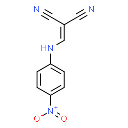 ChemSpider 2D Image | {[(4-Nitrophenyl)amino]methylene}malononitrile | C10H6N4O2