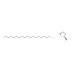ChemSpider 2D Image | 5-Oxo-L-proline - 1-octadecanamine (1:1) | C23H46N2O3