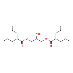 ChemSpider 2D Image | 2-Hydroxy-1,3-propanediyl bis(2-propylpentanoate) | C19H36O5