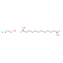 ChemSpider 2D Image | Dodecanedioic acid - 2-aminoethanol (1:1) | C14H29NO5
