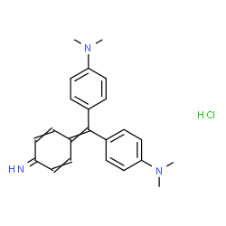 ChemSpider 2D Image | Methyl Violet 6B | C23H26ClN3