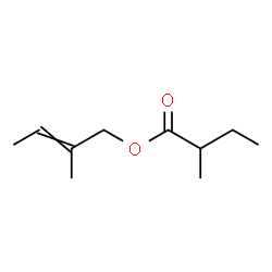 ChemSpider 2D Image | 2-Methyl-2-buten-1-yl 2-methylbutanoate | C10H18O2