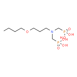 ChemSpider 2D Image | {[(3-Butoxypropyl)imino]bis(methylene)}bis(phosphonic acid) | C9H23NO7P2