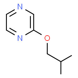 ChemSpider 2D Image | 2-Isobutoxypyrazine | C8H12N2O