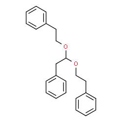 ChemSpider 2D Image | [2,2-Bis(2-phenylethoxy)ethyl]benzene | C24H26O2