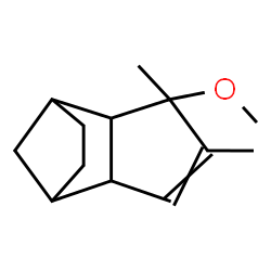 ChemSpider 2D Image | 5-Methoxy-4,5-dimethyltricyclo[5.2.1.0~2,6~]dec-3-ene | C13H20O