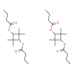 ChemSpider 2D Image | (3-butanoyloxy-2,2,4,4-tetramethyl-cyclobutyl) butanoate | C32H56O8