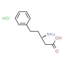 ChemSpider 2D Image | (R)-3-Amino-5-phenylpentanoic acid hydrochloride | C11H16ClNO2