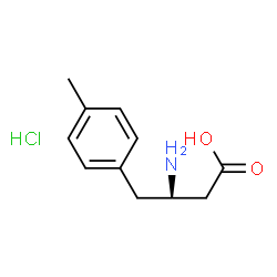 ChemSpider 2D Image | (R)-3-Amino-4-(p-tolyl)butanoic acid hydrochloride | C11H16ClNO2