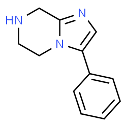 ChemSpider 2D Image | 3-Phenyl-5,6,7,8-tetrahydroimidazo[1,2-a]pyrazine | C12H13N3