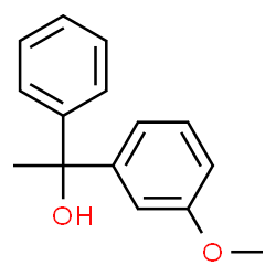 ChemSpider 2D Image | 1-(3-Methoxyphenyl)-1-phenylethanol | C15H16O2