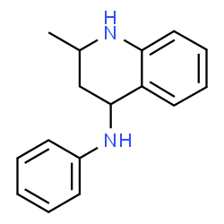 ChemSpider 2D Image | 2-Methyl-N-phenyl-1,2,3,4-tetrahydro-4-quinolinamine | C16H18N2