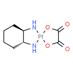 ChemSpider 2D Image | [(1R,2R)-1,2-Cyclohexanediaminato(2-)-kappa~2~N,N'][ethanedioato(2-)-kappa~2~O~1~,O~2~]platinum | C8H12N2O4Pt