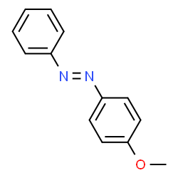 ChemSpider 2D Image | 4-Phenylazoanisole | C13H12N2O