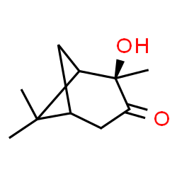ChemSpider 2D Image | (2R)-2-Hydroxy-2,6,6-trimethylbicyclo[3.1.1]heptan-3-one | C10H16O2