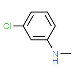 ChemSpider 2D Image | 3-Chloro-N-methylaniline | C7H8ClN