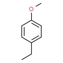 ChemSpider 2D Image | 4-Ethylanisole | C9H12O