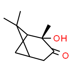 ChemSpider 2D Image | (2S)-2-Hydroxy-2,6,6-trimethylbicyclo[3.1.1]heptan-3-one | C10H16O2
