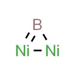 ChemSpider 2D Image | 1-bora-2$l^{3},3$l^{2}-dinickelacyclopropene | BNi2