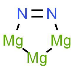 ChemSpider 2D Image | 1,2-diaza-3$l^{2},4$l^{2},5$l^{2}-trimagnesacyclopentene | Mg3N2