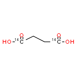 ChemSpider 2D Image | (1,4-~14~C_2_)Butanedioic acid | C214C2H6O4