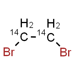 ChemSpider 2D Image | 1,2-Dibromo(~14~C_2_)ethane | 14C2H4Br2