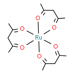 ChemSpider 2D Image | Tris(2,4-pentanedione-kappa~2~O~2~,O~4~)ruthenium | C15H24O6Ru