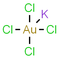 ChemSpider 2D Image | Tetrachloropotassiumgold(K-Au) | AuCl4K